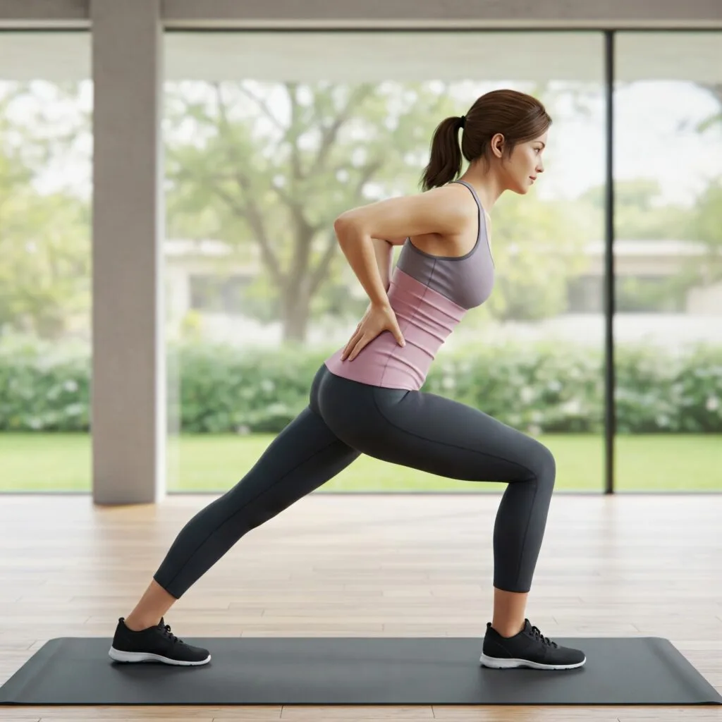 a women doing stretching exercises, a benefits of stretching guide